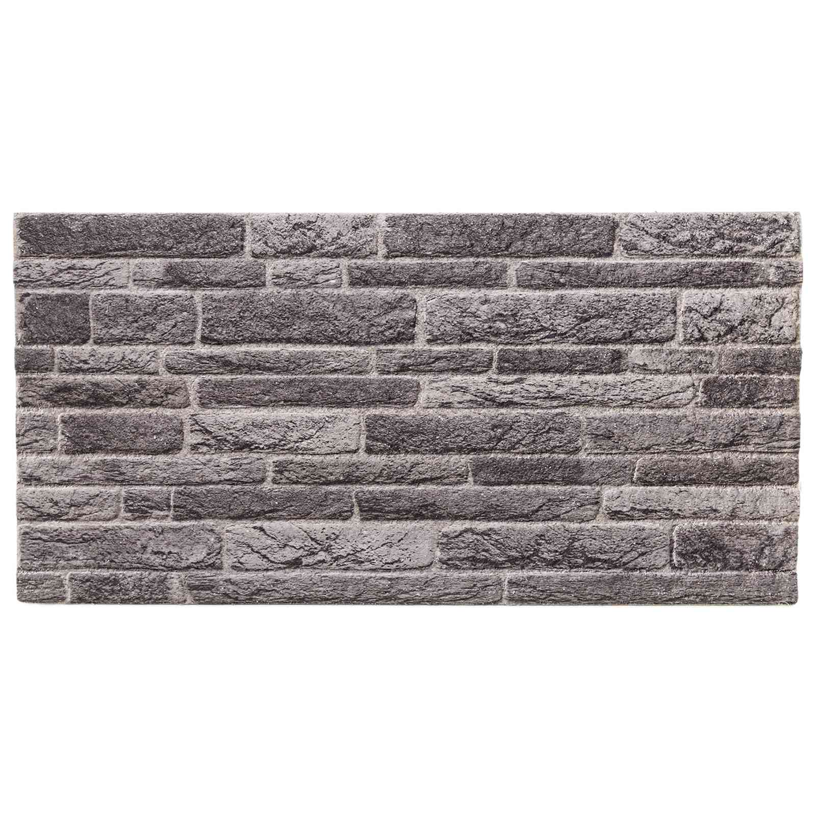 Wandpaneele 10 pcs Ziegel 100 x 50 cm EPS-Schaum