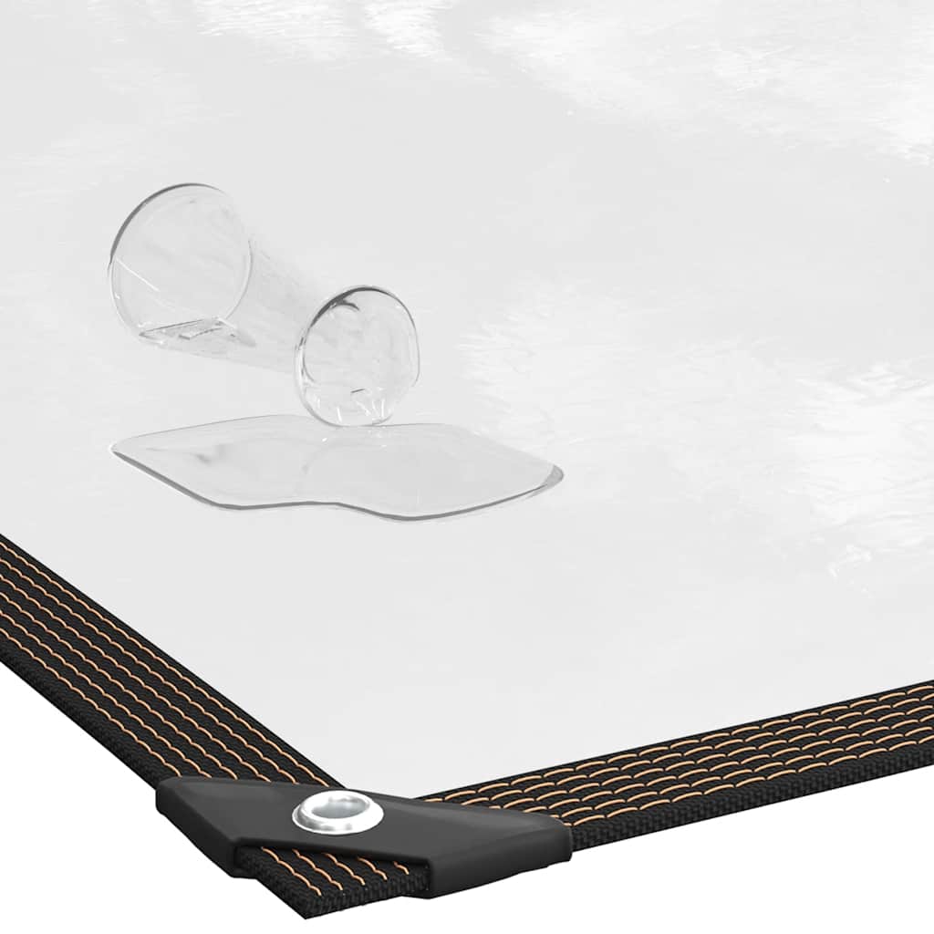 Transparente Plane mit Ösen 1x2 m Polyethylen