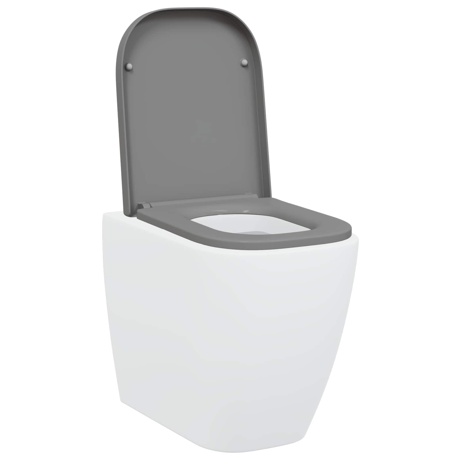 Toilettensitz Anthrazit 47,5 x 35 x 3,6 cm Duroplast