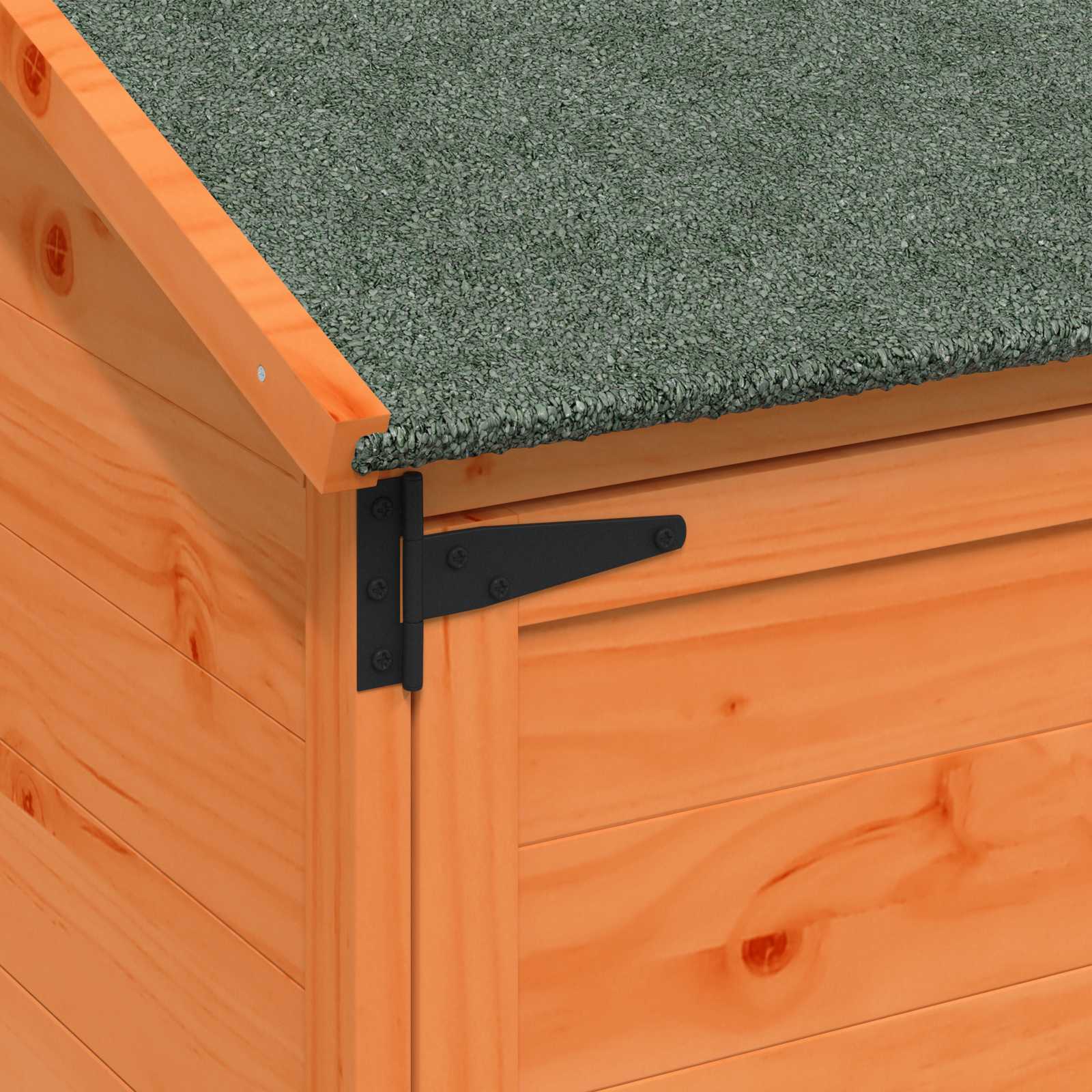 Gartenschuppen Natur 59 x 56 x 113,5 cm Massivholz aus Fichte
