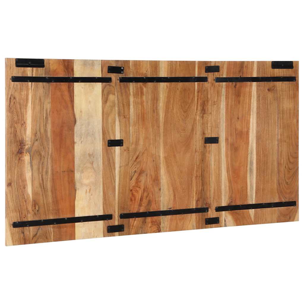 Kopfteil Mehrfarbig 160 cm Massivholz Altholz