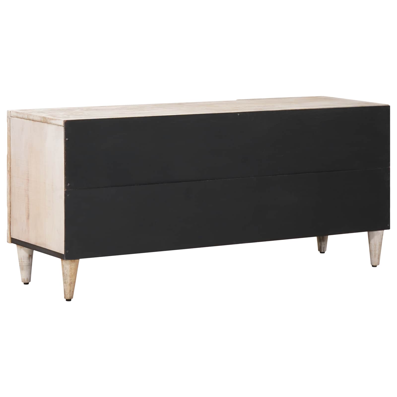 TV-Schränk mit Tür Braun 105 x 33,5 x 46 cm Massivholz Mango