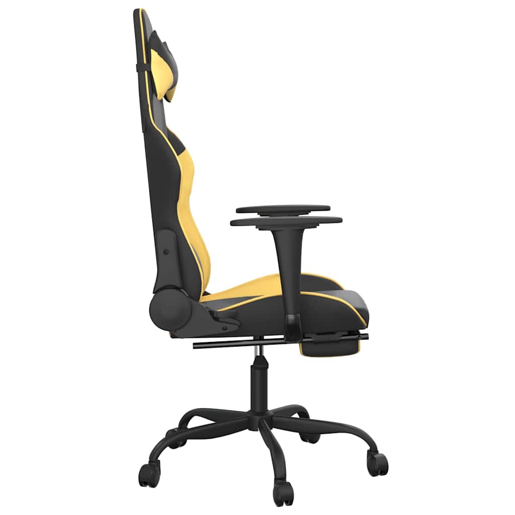 Gaming-Stuhl mit Massagefunktion Schwarz und Rot Kunstleder