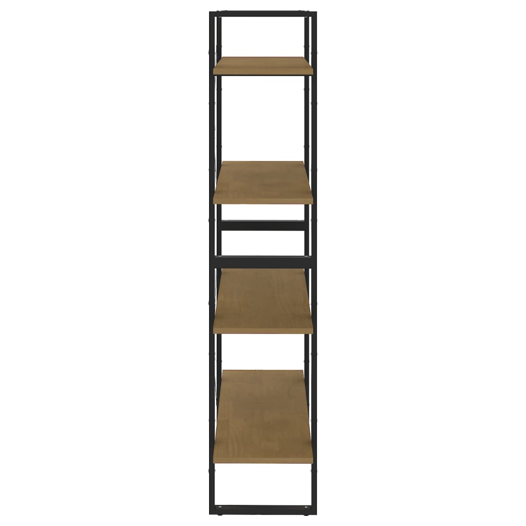 Bücherregal 2 Fächer Weiß 80x30x70 cm Holzwerkstoff