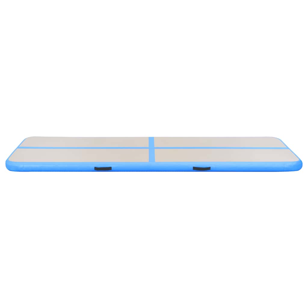 Aufblasbare Gymnastikmatte mit Pumpe 300×100×10 cm PVC Rosa