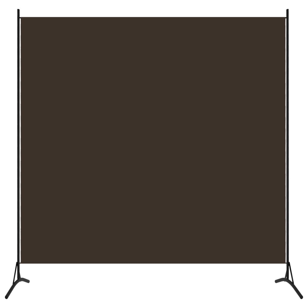 Einzel Panel Raumteiler Beige 175 x 180 cm Stoff