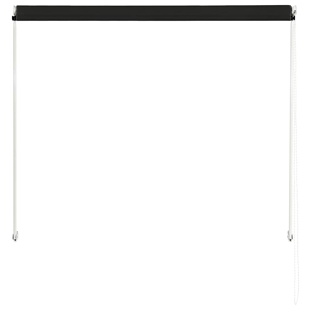Einziehbare Markise 150×150 cm Blau und Weiß