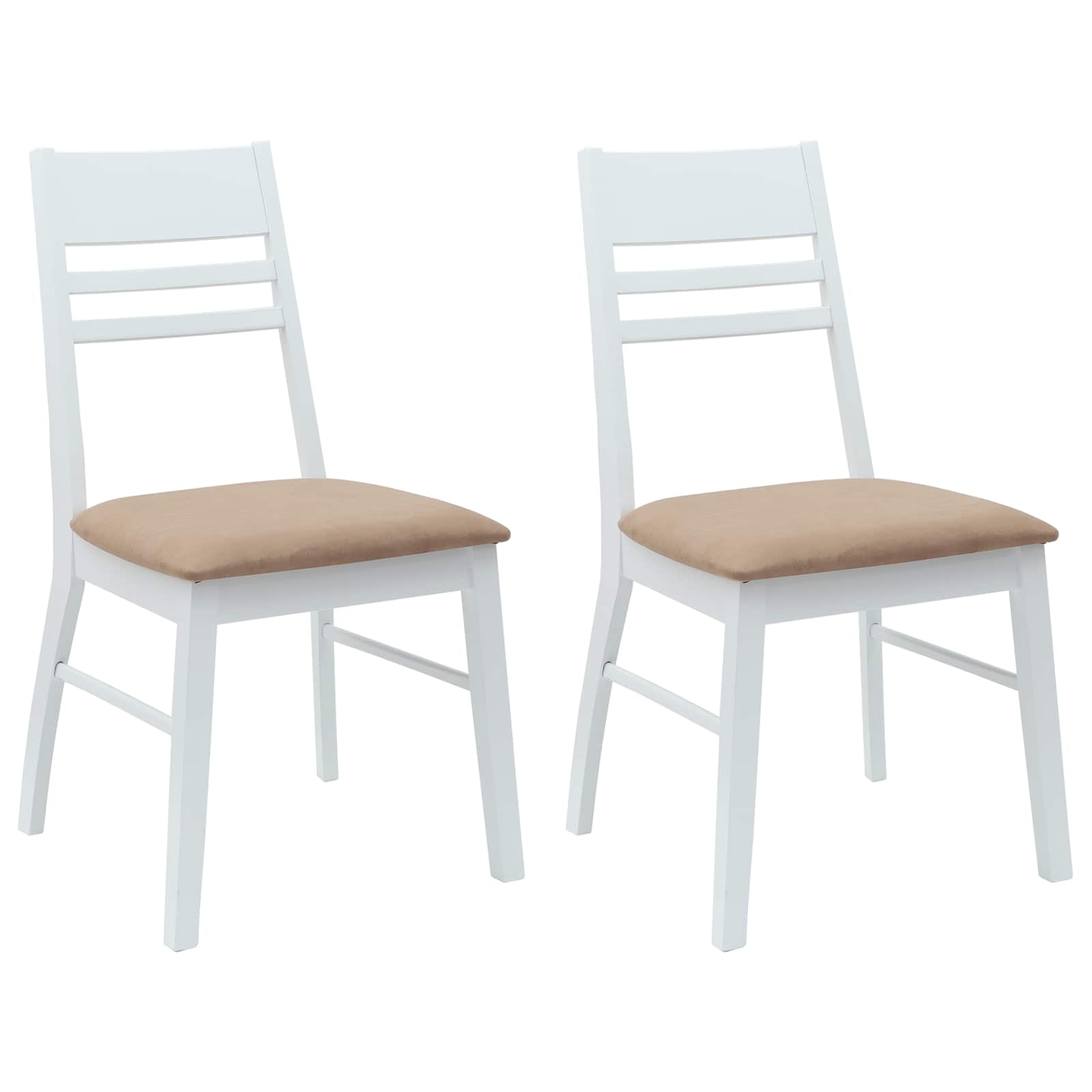 Esszimmerstühle 2 pcs Hellbraun 43 x 54 x 89 cm