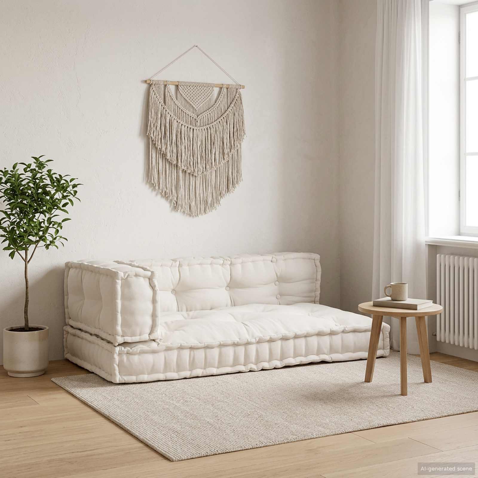 Palettensofa-Auflage Mehrfarbig Stoff Patchwork