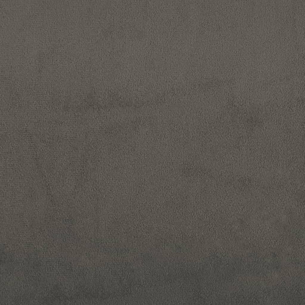 Kopfteil mit Ohren Dunkelblau 203x23x118/128 cm Samt