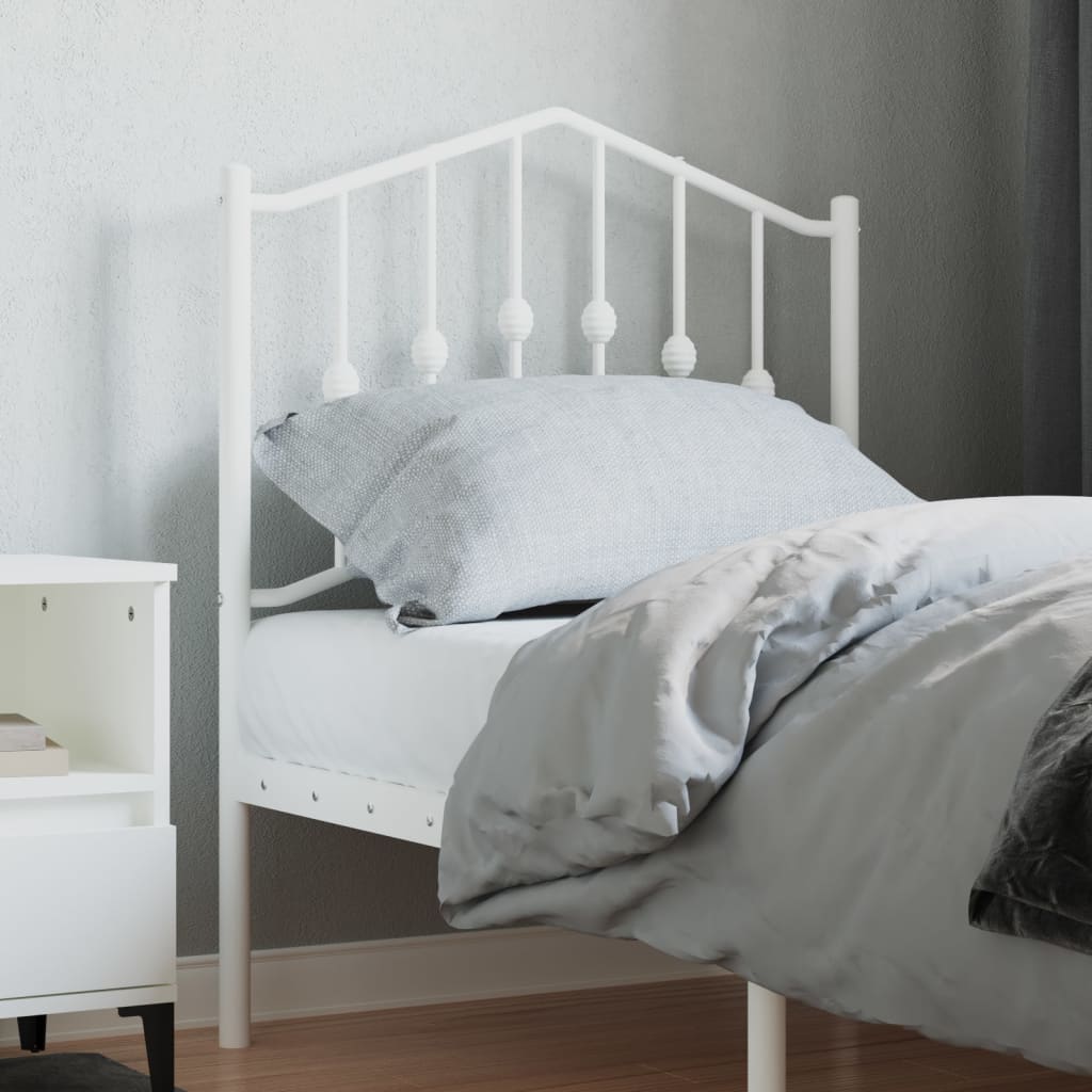 Ersatz-Kopfteil Metall Schwarz 90 cm