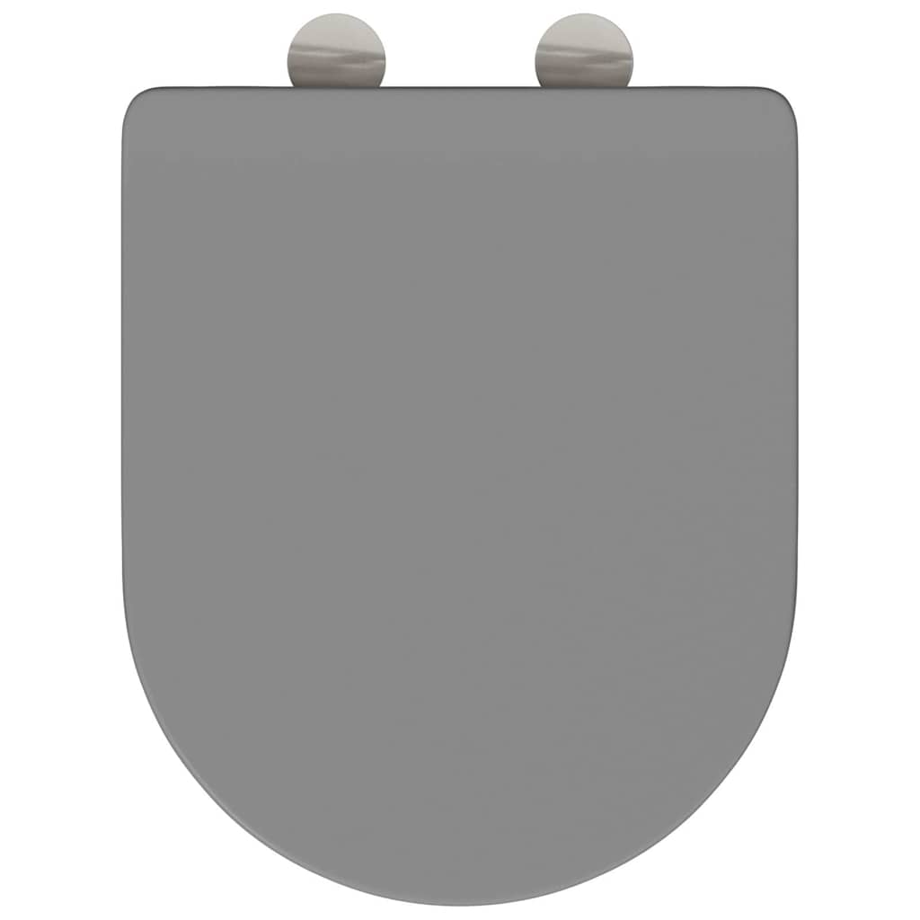 Toilettensitz Anthrazit 47 x 36 x 3,4 cm Duroplast
