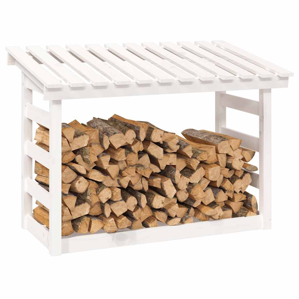Kaminholzregal 108x64,5x110 cm Massivholz Kiefer