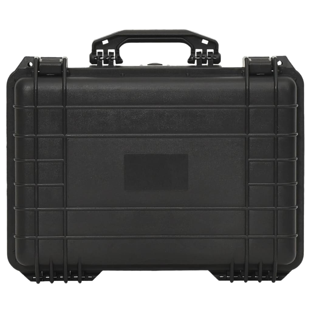 Koffer für Flugreise Tragbar Schwarz 46,5x21,5x17,5 cm PP