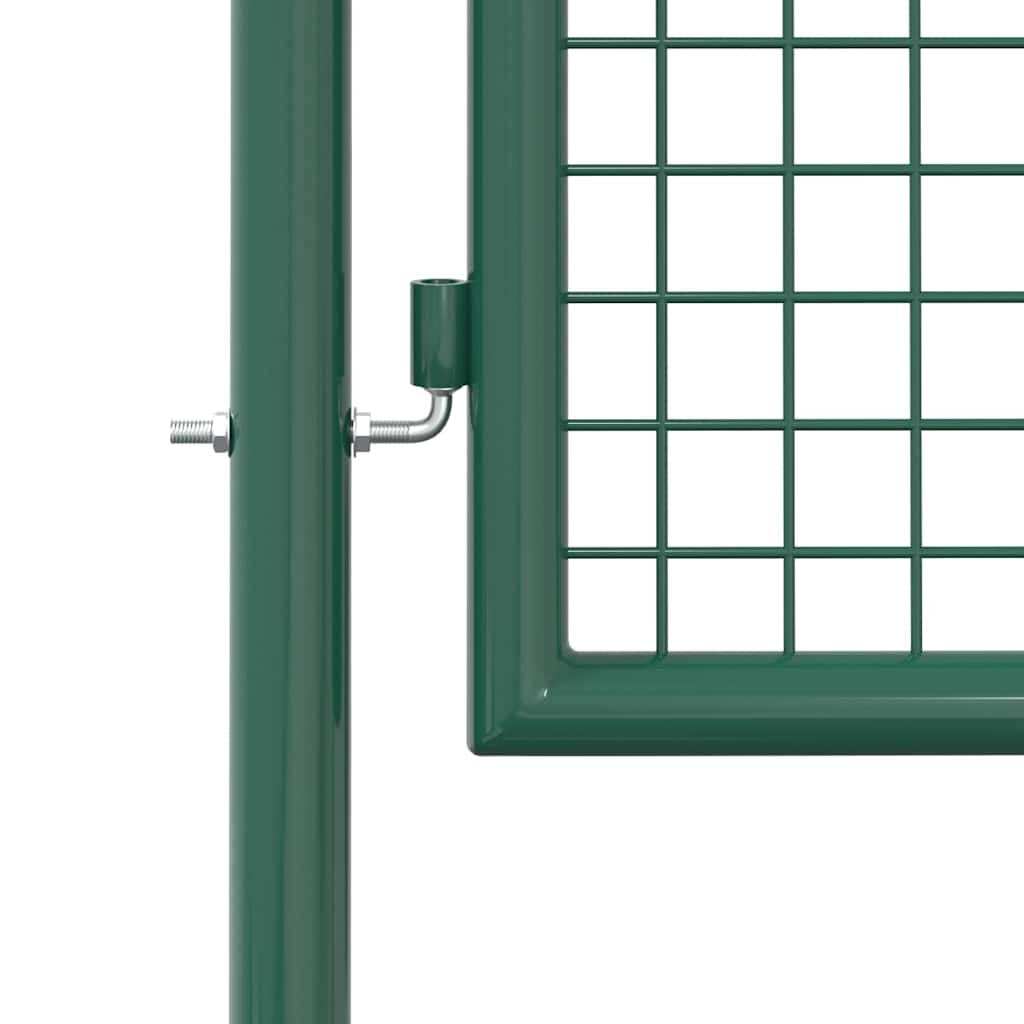 Zauntor Stahl 100x75 cm Grün