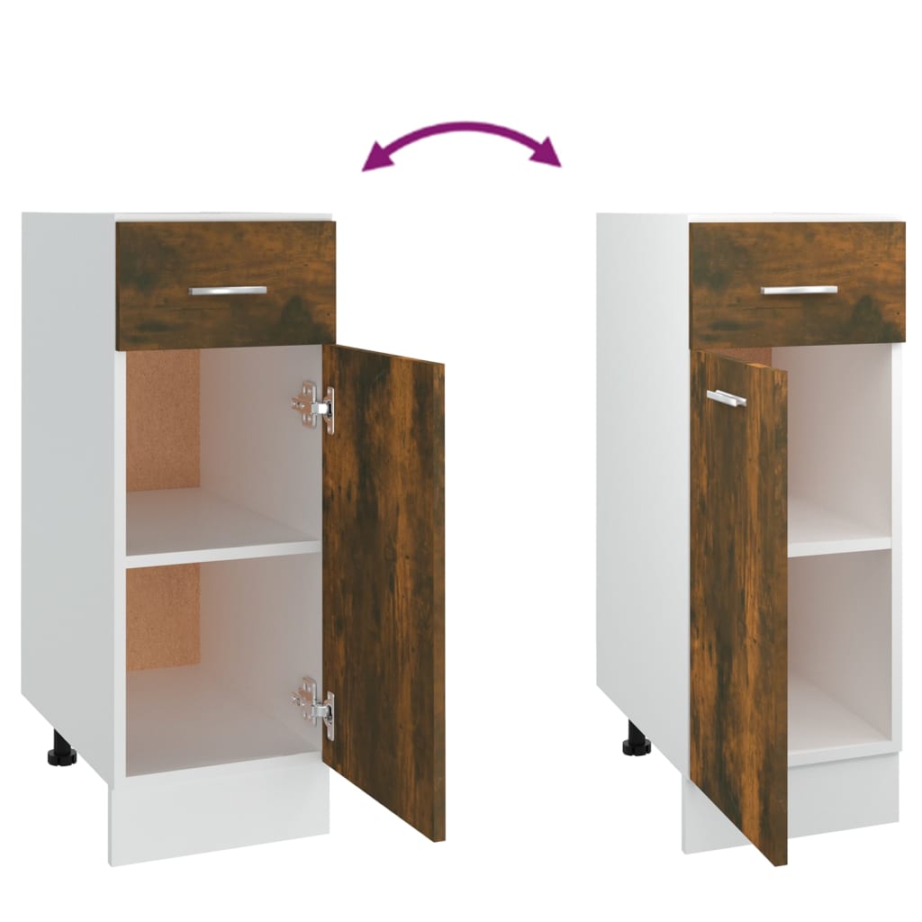 Unterschrank Lyon Weiß 60x46x81,5 cm Holzwerkstoff