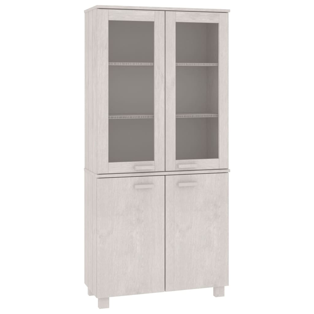 Highboard HAMAR Massivholz Kiefer Honigbraun