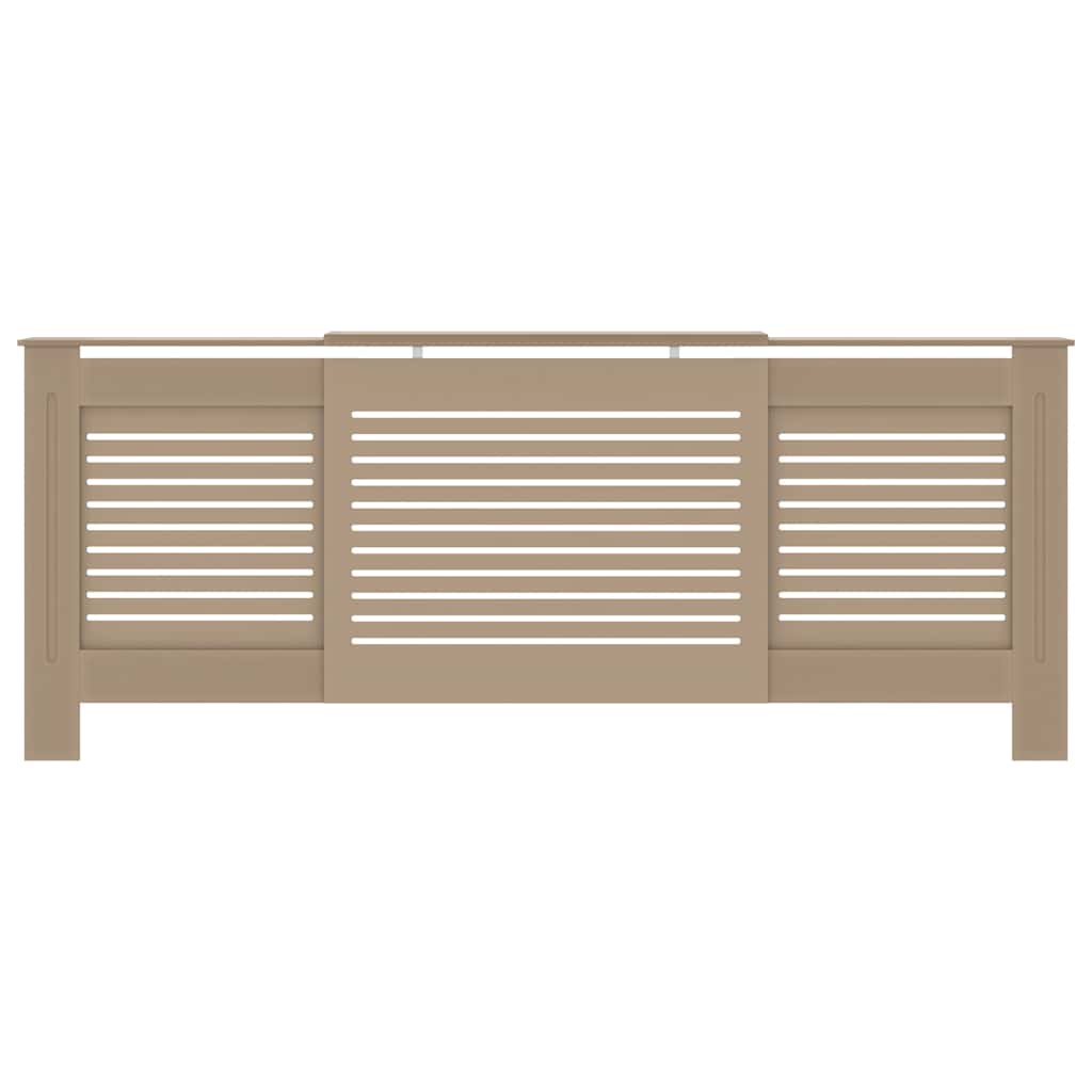 Heizkörperabdeckung Weiß 112×19×81,5 cm MDF