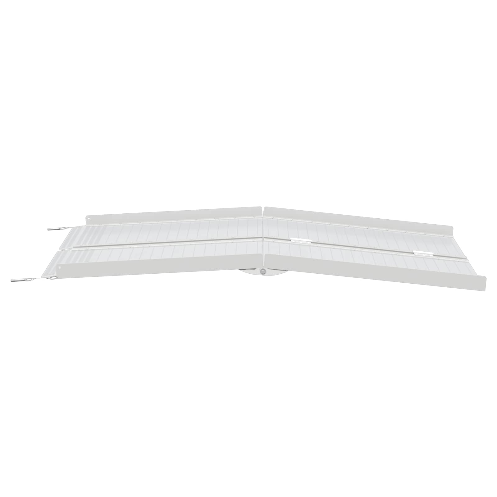 Rampe für Rollstühle 270 kg Silber 62 x 73 x 5 cm Aluminium