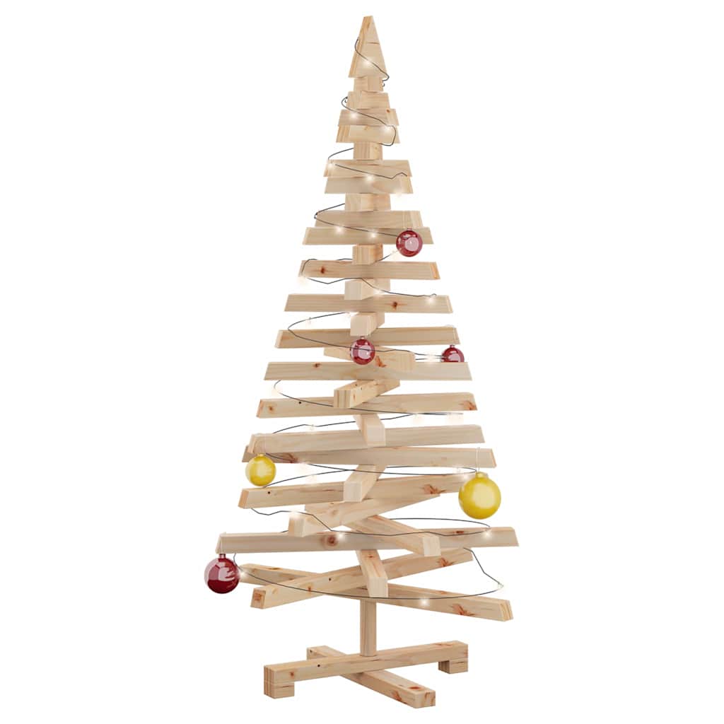 Weihnachtsbäume mit Ständer Natur 60 cm Massivholz Kiefer