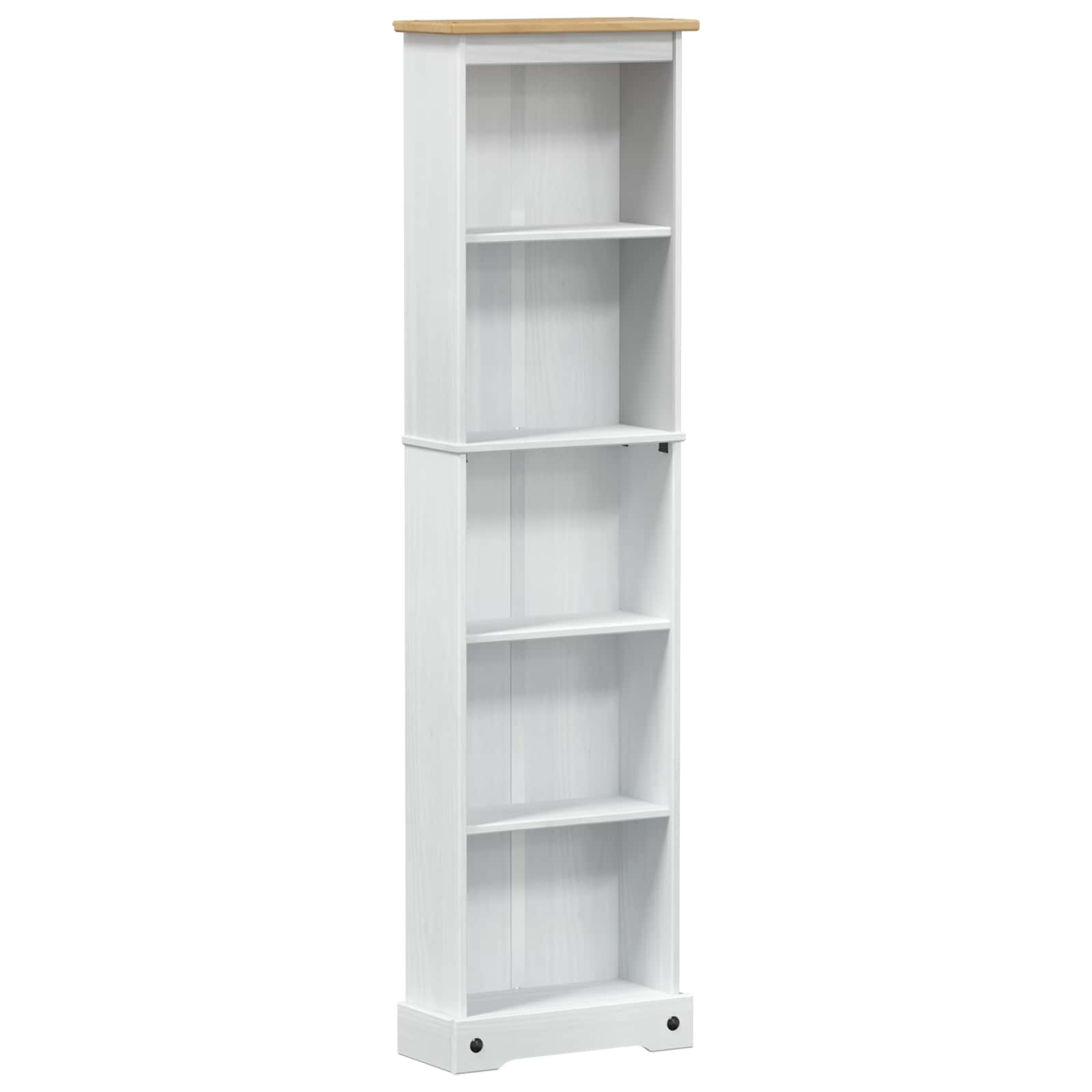 Bücherregal Corona 46x20x170 cm Massivholz Kiefer