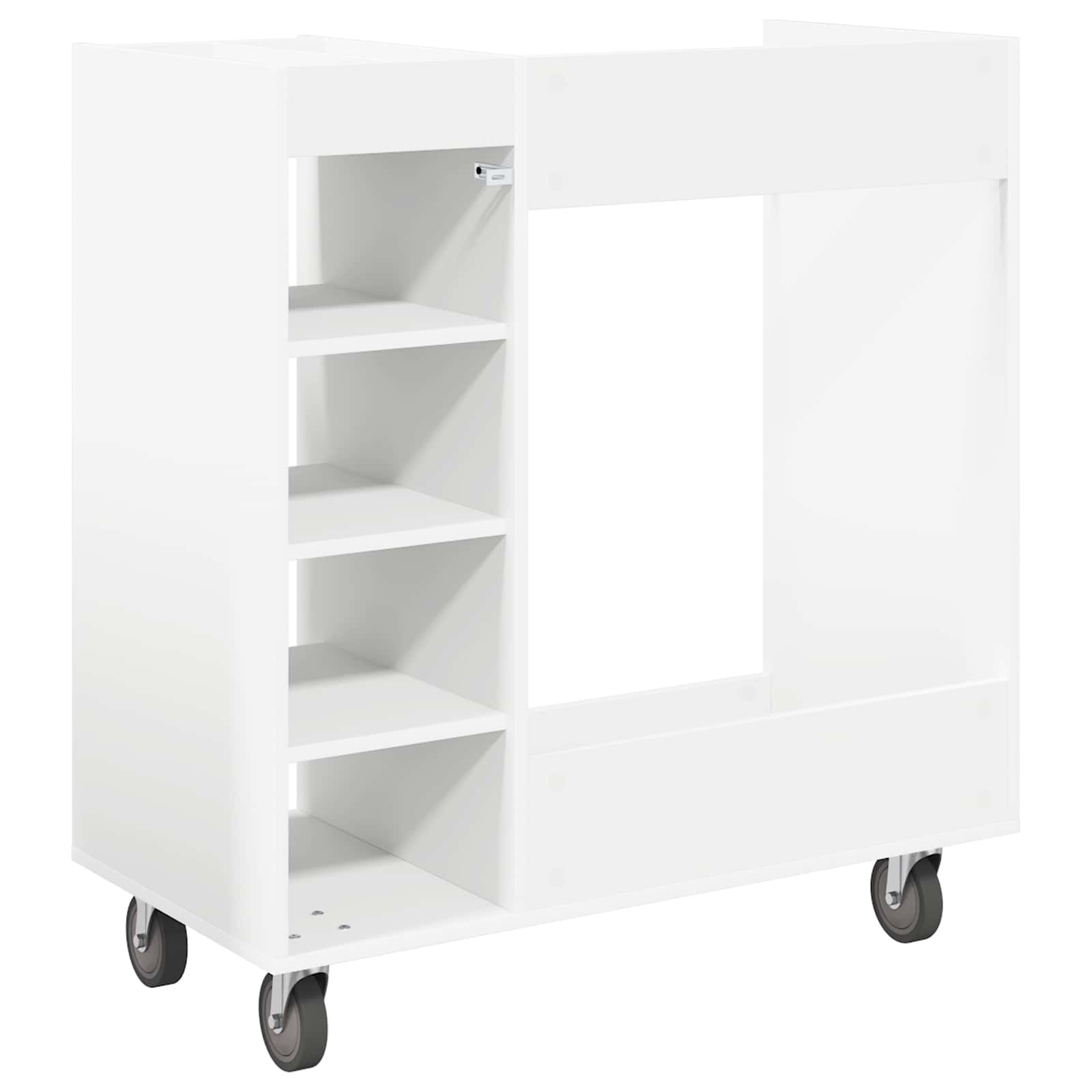 Golf Schrank Mit Rad Uni Weiß 65 x 45 x 98 cm