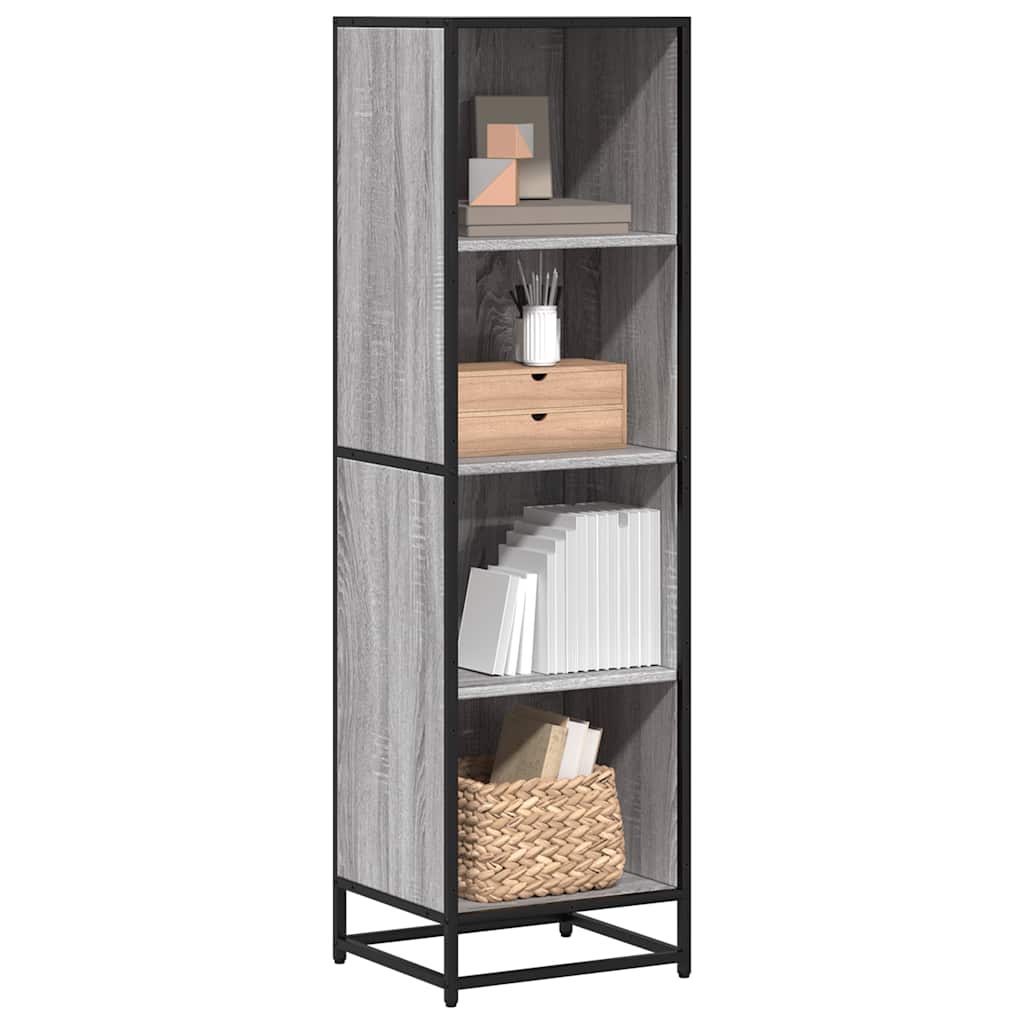 Bücherregal Schwarz 60x35x139 cm Holzwerkstoff