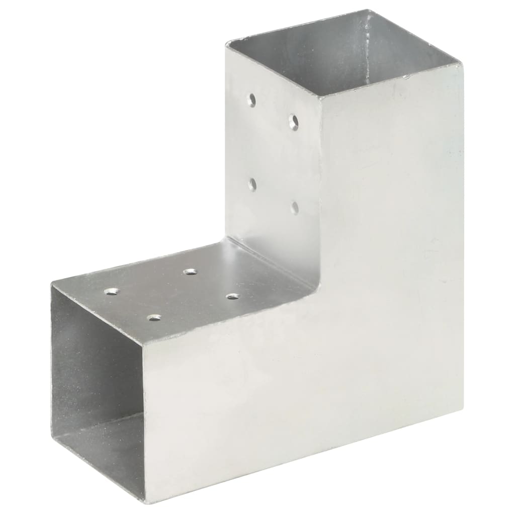 Pfostenverbinder L-Form Verzinktes Metall 71 x 71 mm