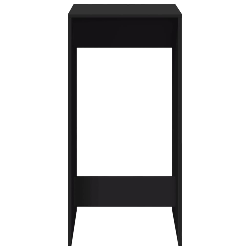 Bartisch Schwarz Eichen-Optik 102 x 50 x 103,5 cm Holzwerkstoff