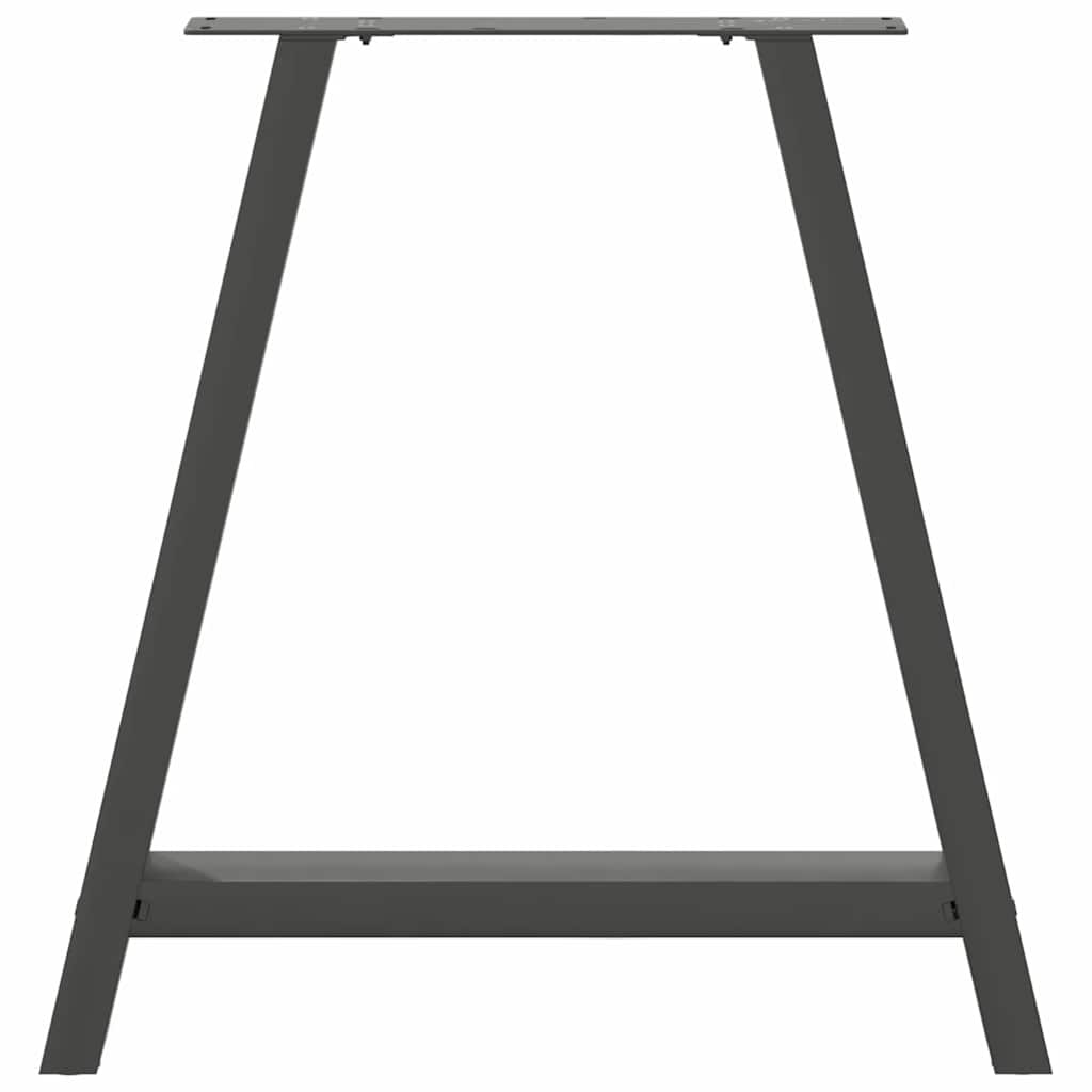 Couchtischbeine A-Form 2 Stk. 30x(30-31) cm Stahl