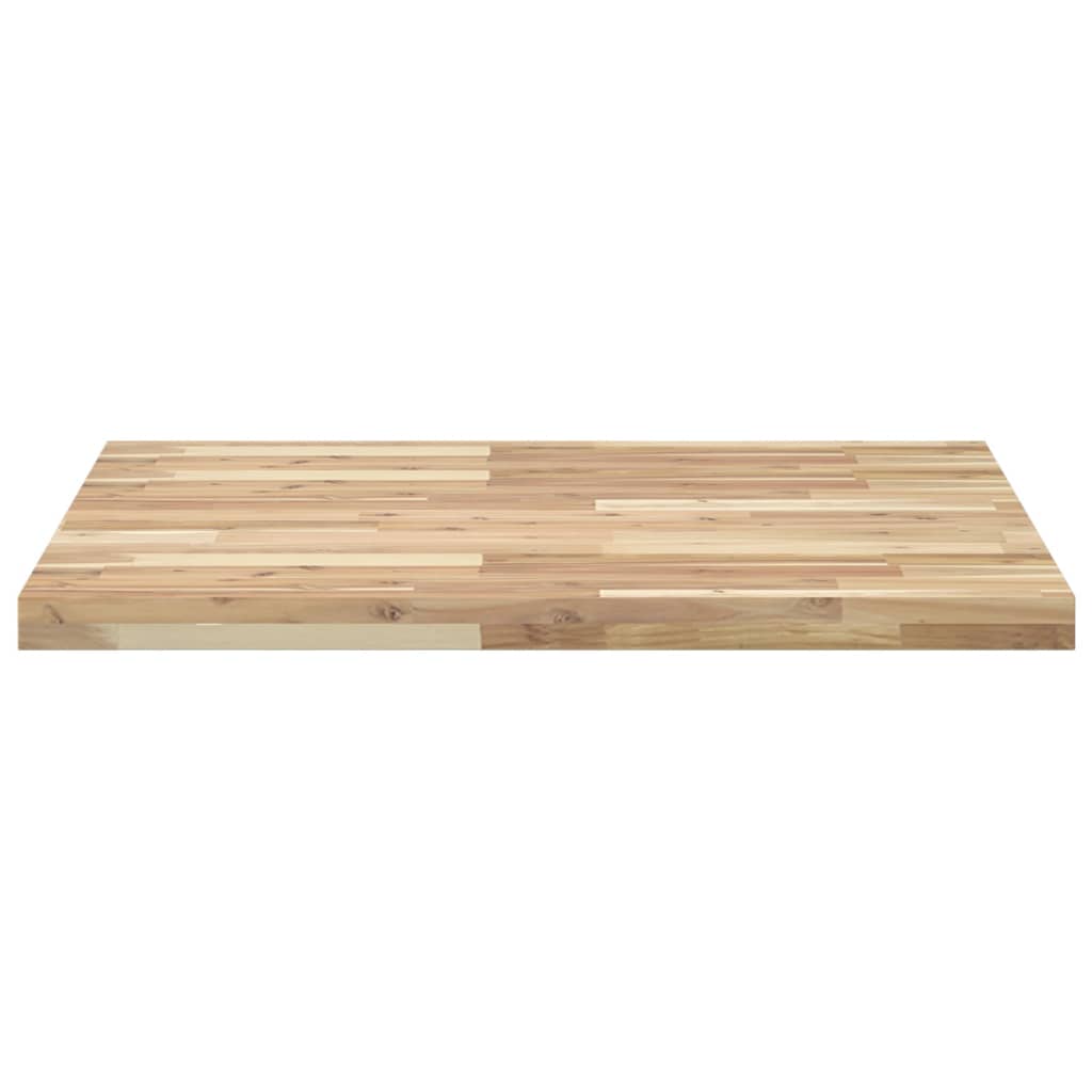 Tischplatte Rund Ø40x2 cm Massivholz Akazie