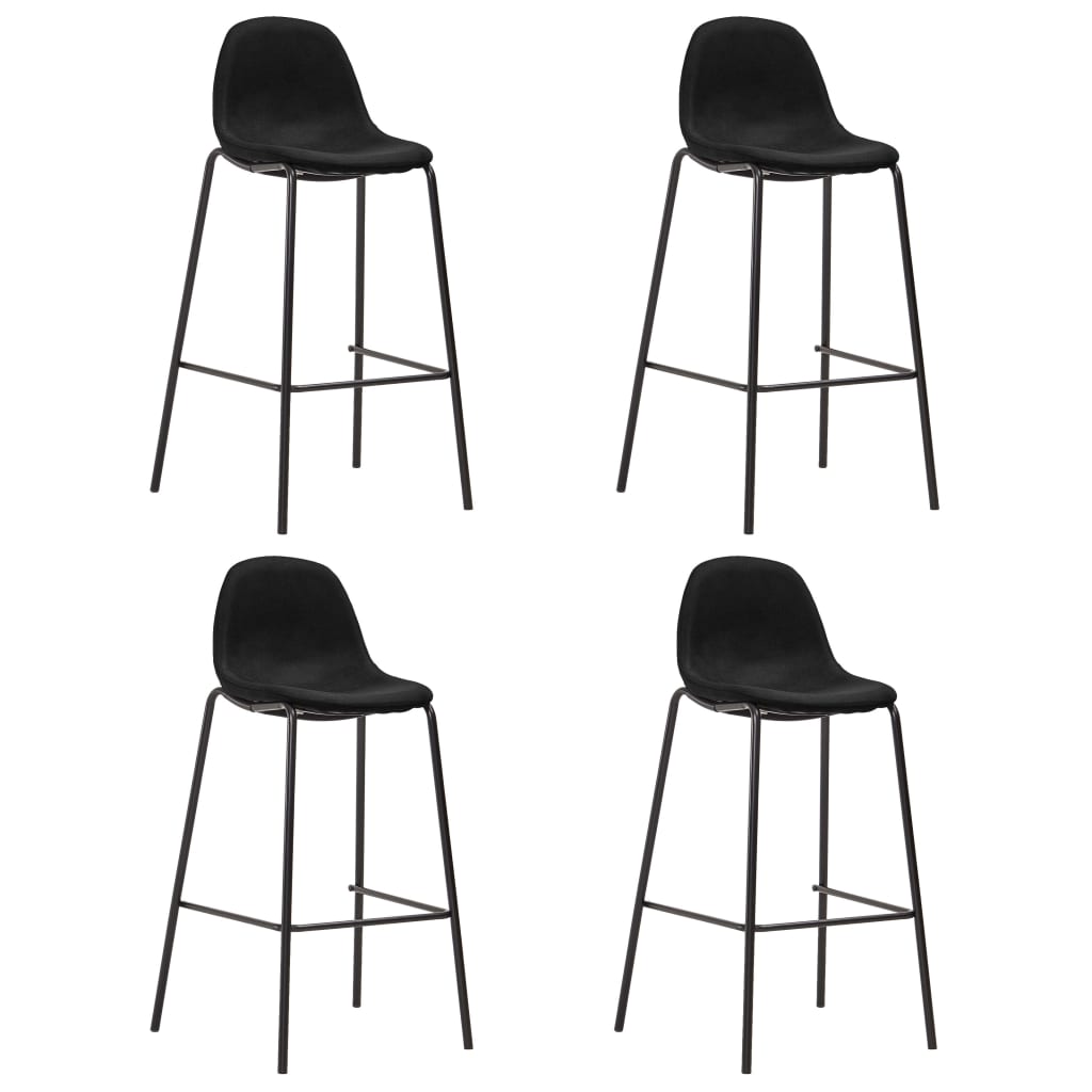 5-tlg. Bar-Set Stoff Dunkelgrau