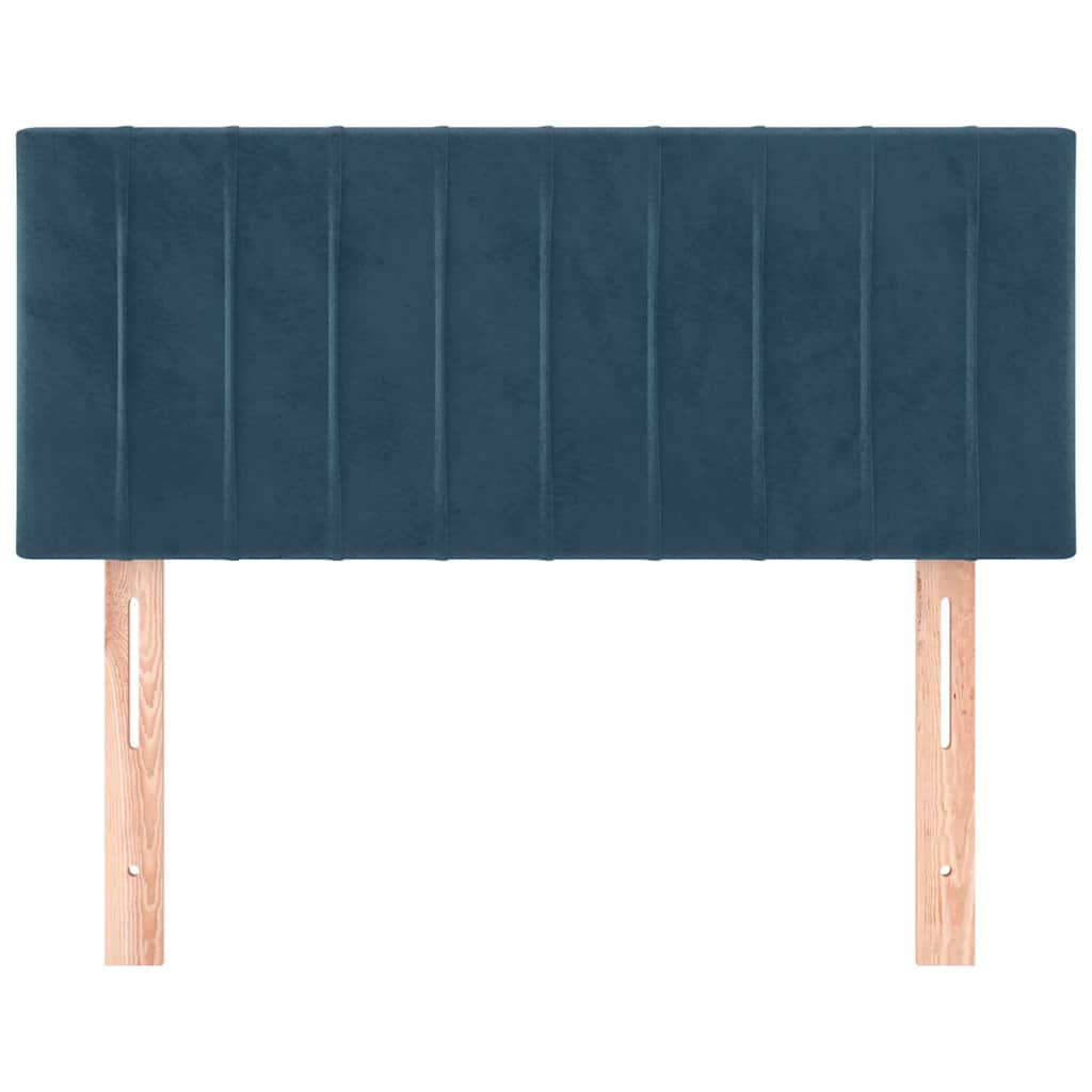 Kopfteil Hellgrau 80x5x118/128 cm Samt