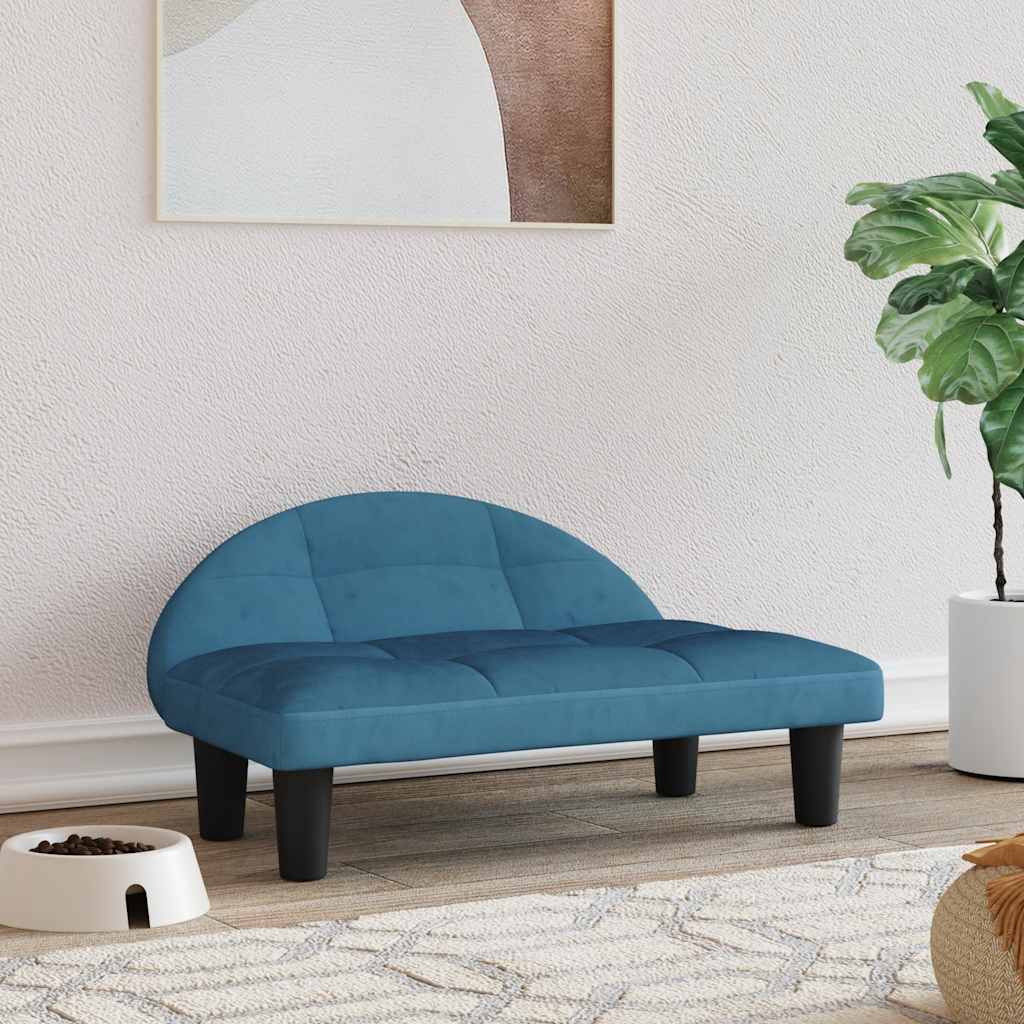 Hundebett Creme 70x52x30 cm Stoff