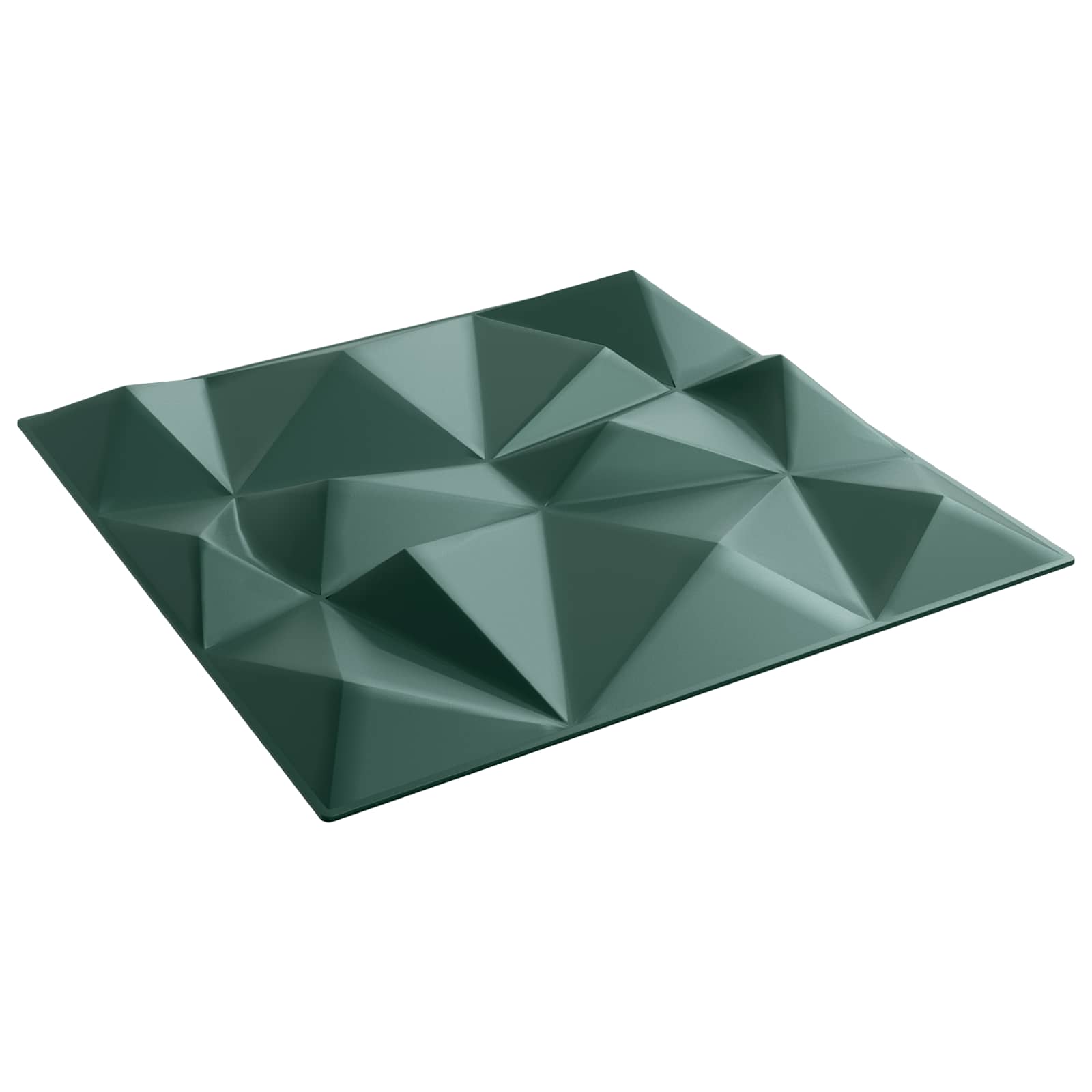 Wandpaneele 12 pcs Diamant Weiß 50 x 50 cm XPS Schaum