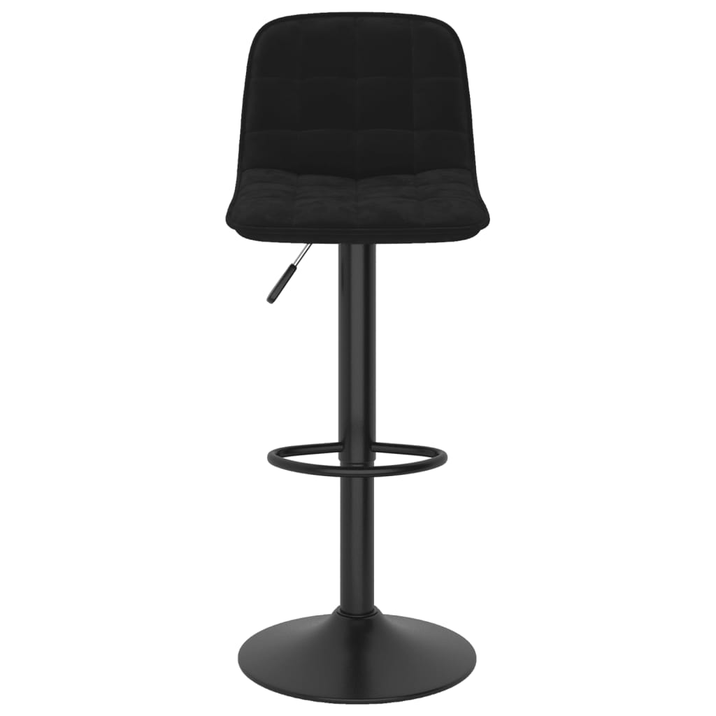 Barhocker 2 Stk. Hellgrün Samt