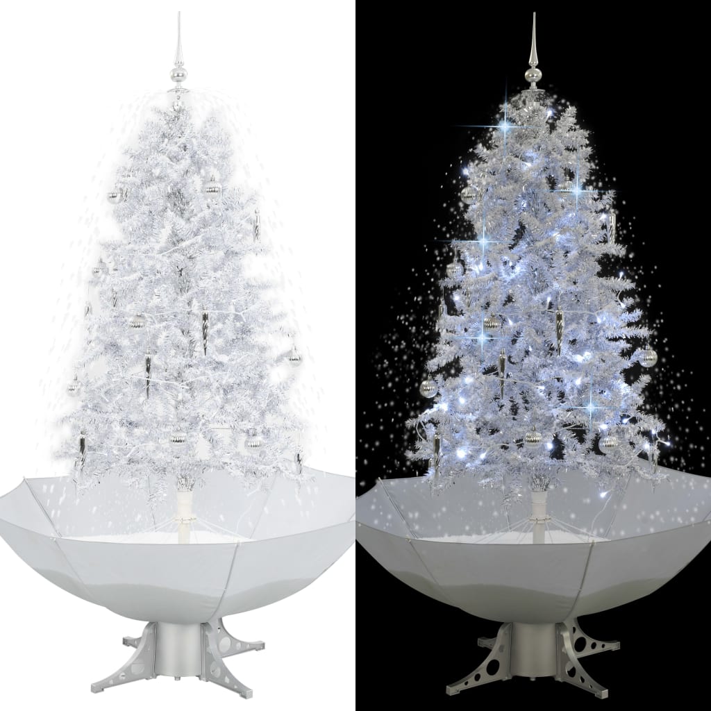 Schneiender Weihnachtsbaum mit Schirmfuß Grün 75 cm
