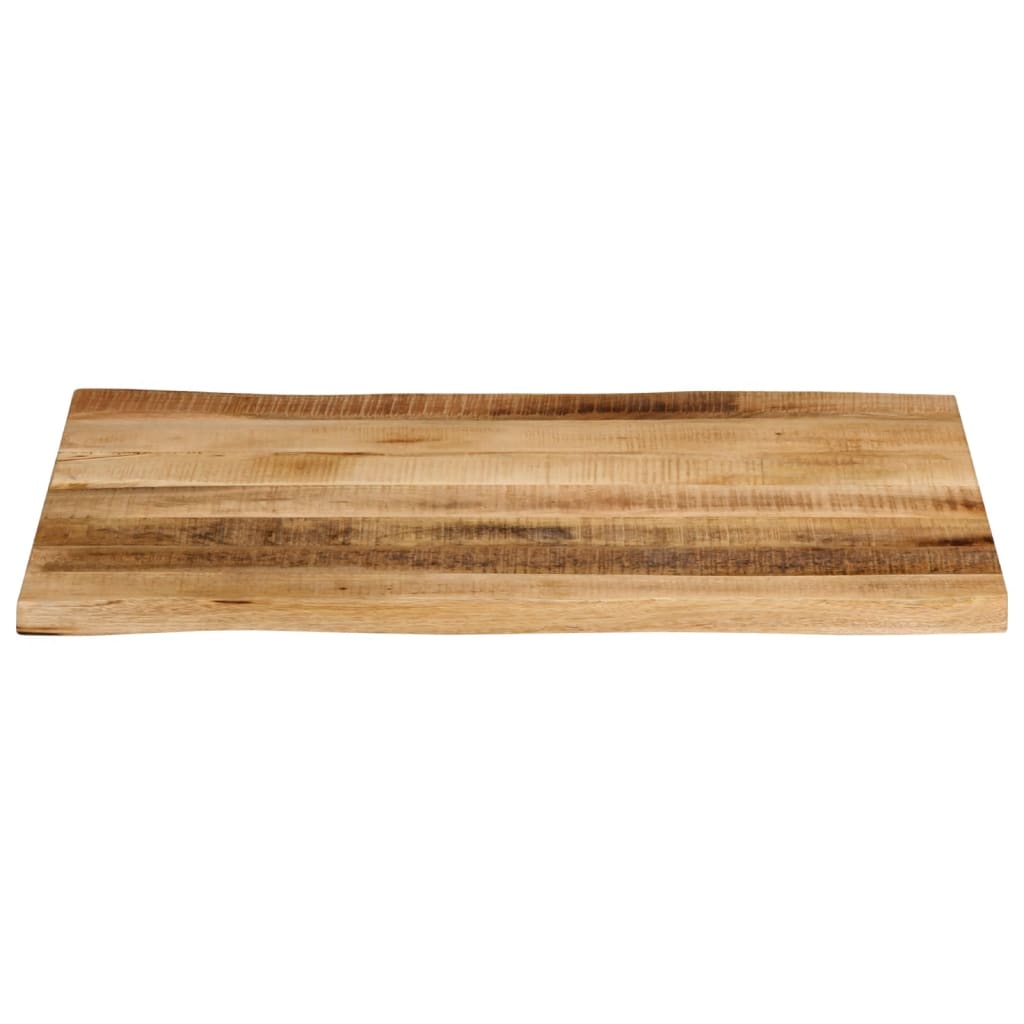 Tischplatte 40x40x2,5 cm Rechteckig Massivholz Akazie Baumkante