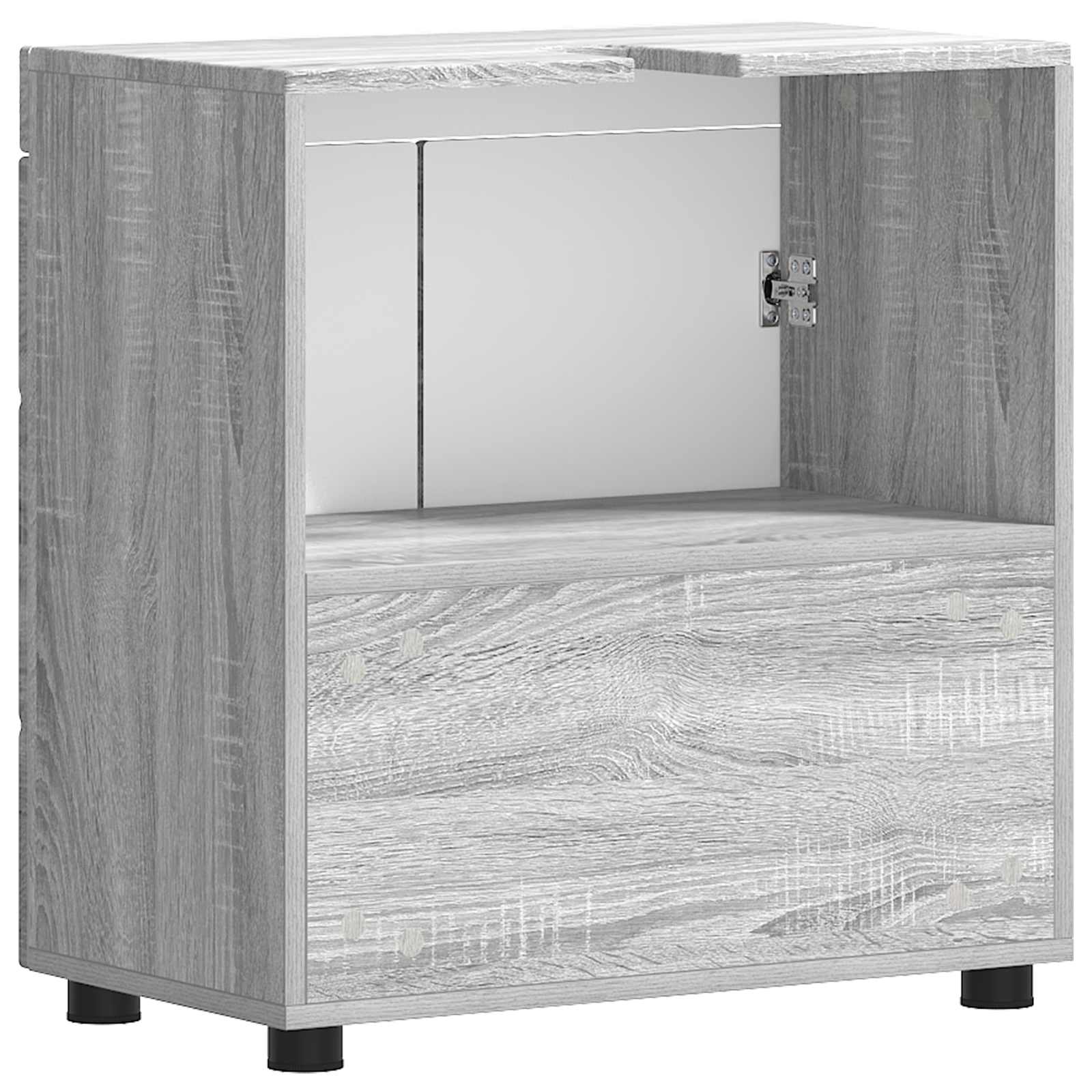 Badezimmermöbel-Set TULUM 2 pcs Weiß 60 x 34 x 63 cm