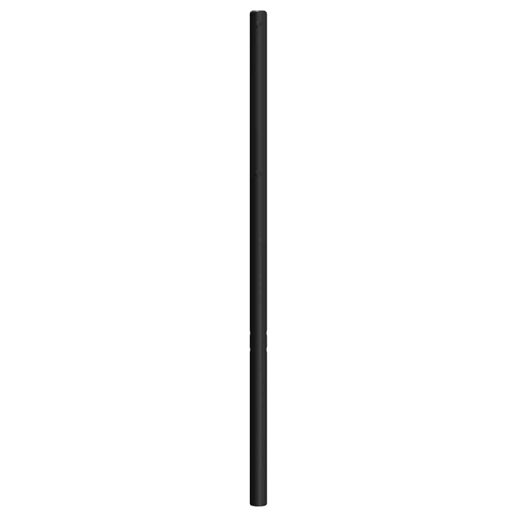 Ersatz-Kopfteil Metall Schwarz 100 cm