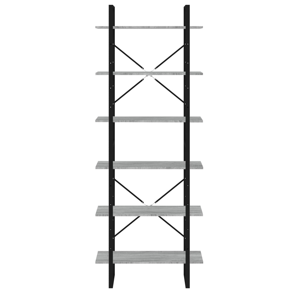 Bücherregal Weiß 80x30x105 cm Holzwerkstoff
