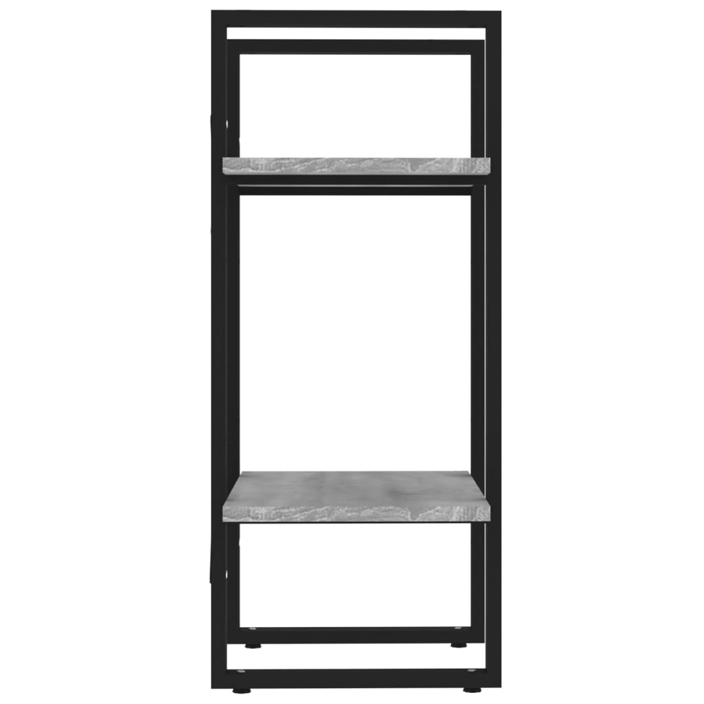 Bücherregal 2 Fächer Weiß 40x30x70 cm Holzwerkstoff