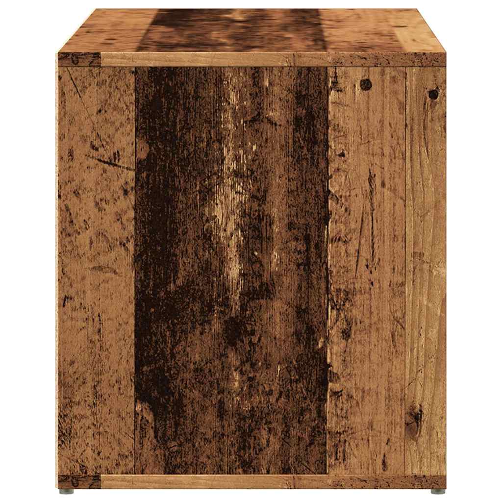 Flurbank 80x40x45 cm Weiß Holzwerkstoff