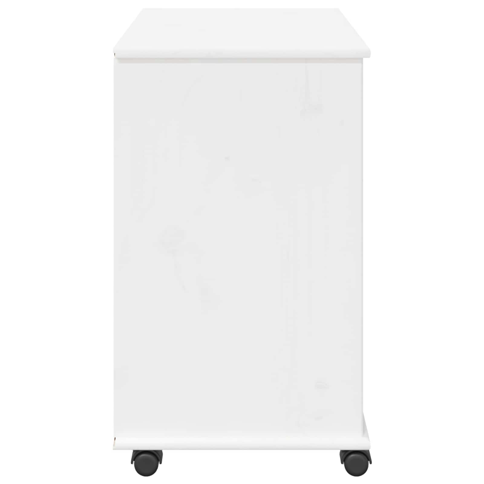 Rollschrank Honigbraun 63,5 x 39 x 65,5 cm Massivholz Kiefer