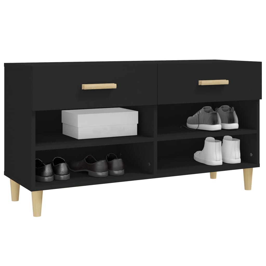 Schuhschrank Weiß 102x35x55 cm Holzwerkstoff