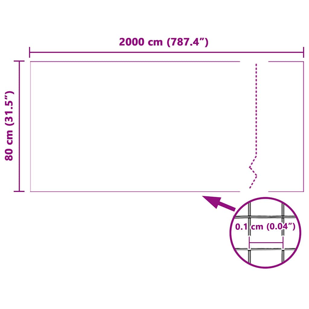 Fiberglas Mesh-Rolle Insektenschutzgitter Tür/Fenster 100 x 500 cm schwarz