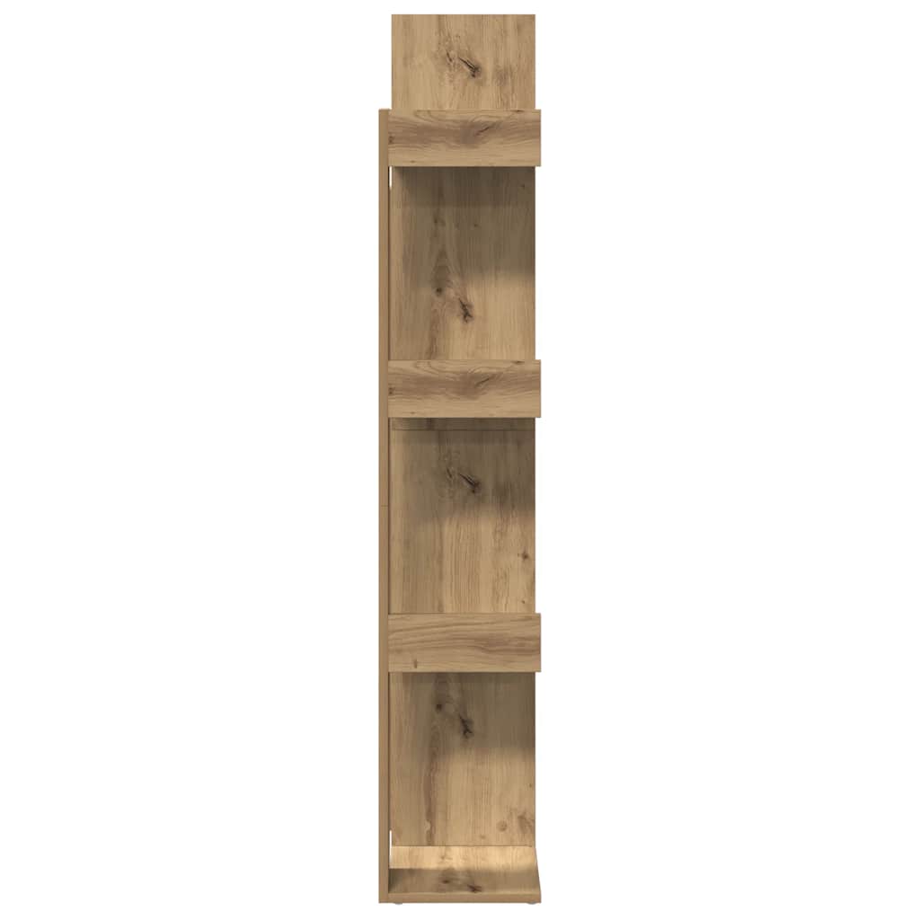 Bücherregal Weiß 86x25,5x140 cm Holzwerkstoff