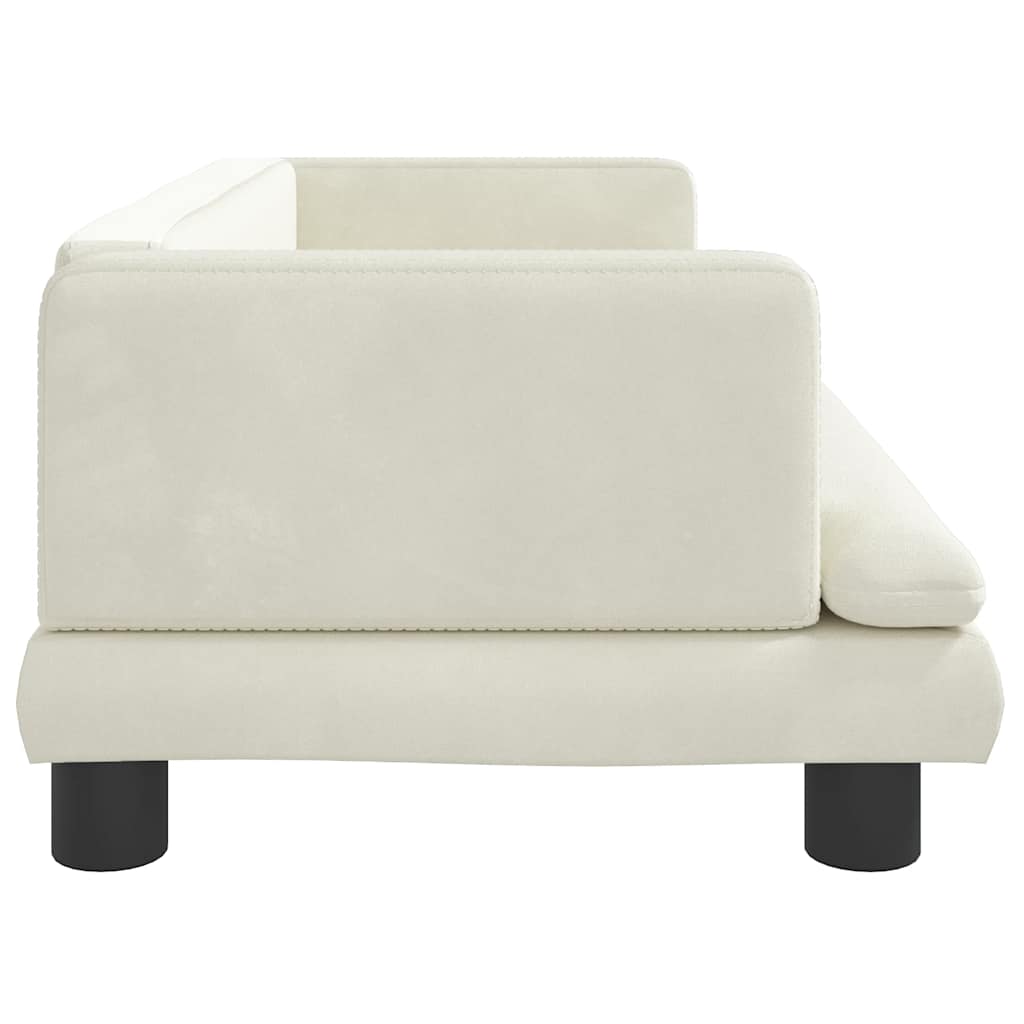 Kindersofa Blau 80x45x30 cm Samt