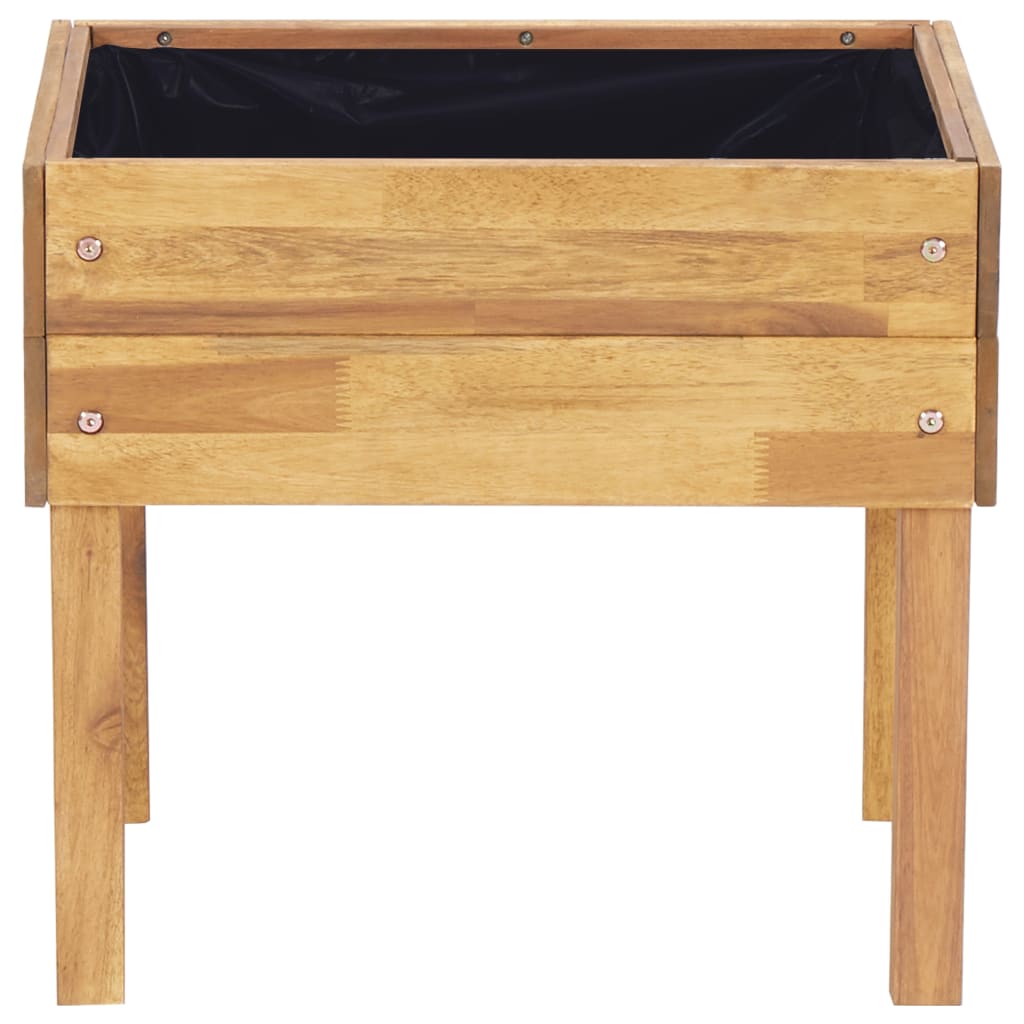 Hochkübel 78,5 x 58,5 x 78,5 cm Massivholz Akazie