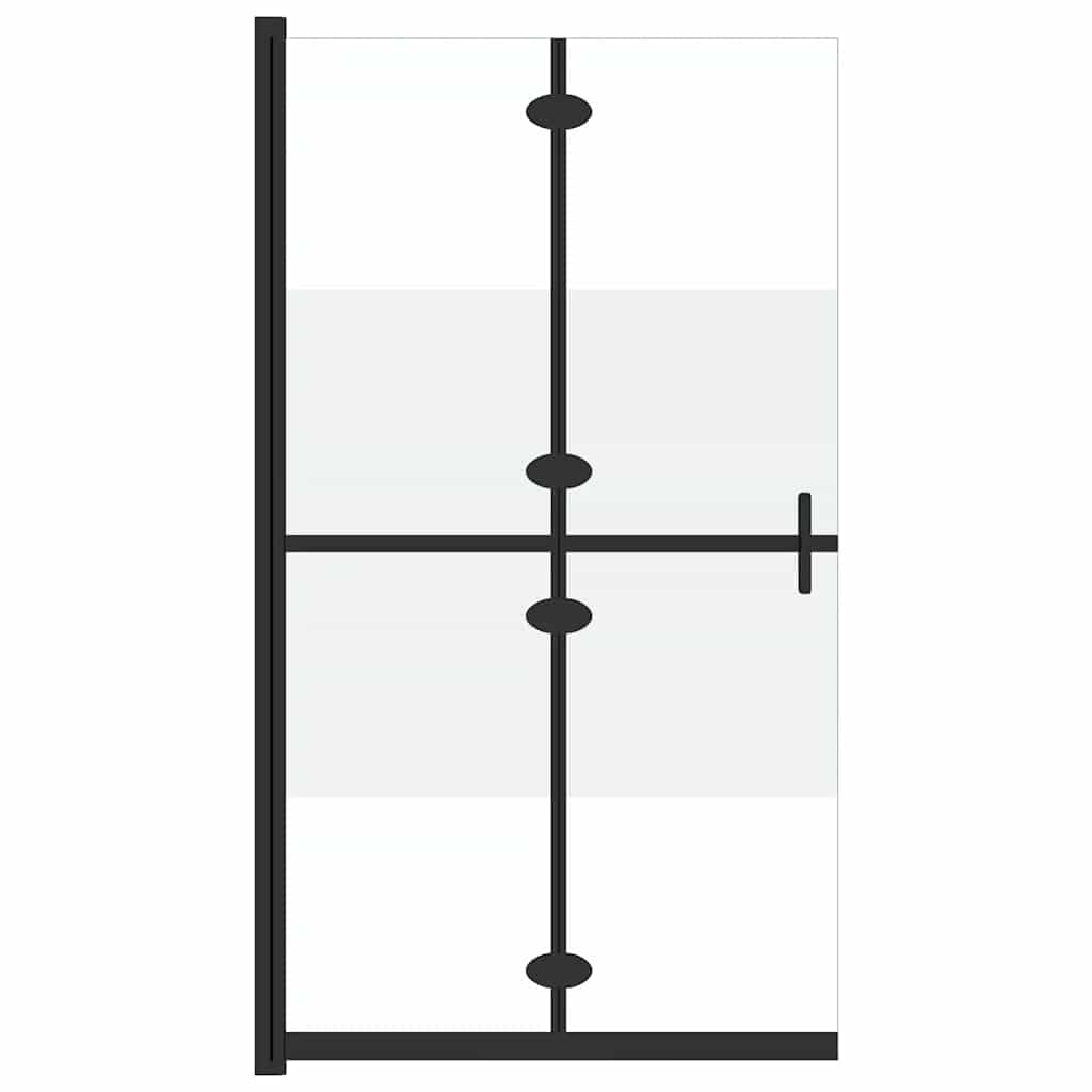 Faltbare begehbare Duschwand Transparentes ESG Glas 70x190 cm